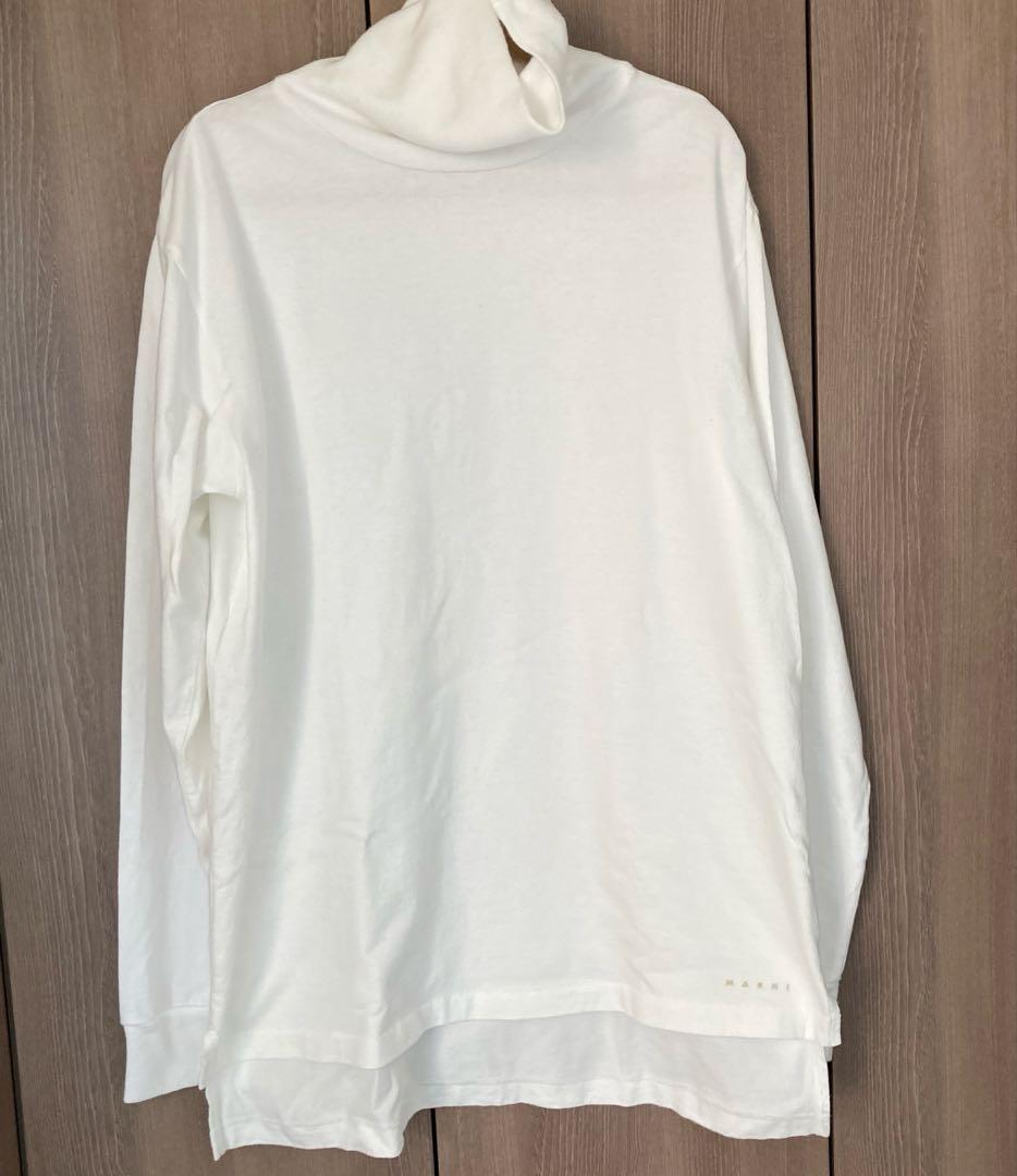 20AW MARNI マルニ　タートルネック　ロンT カットソー　48 ホワイト