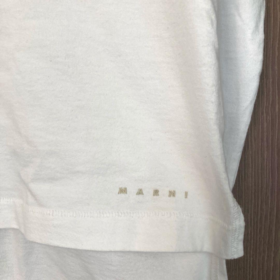 20AW MARNI マルニ　タートルネック　ロンT カットソー　48 ホワイト