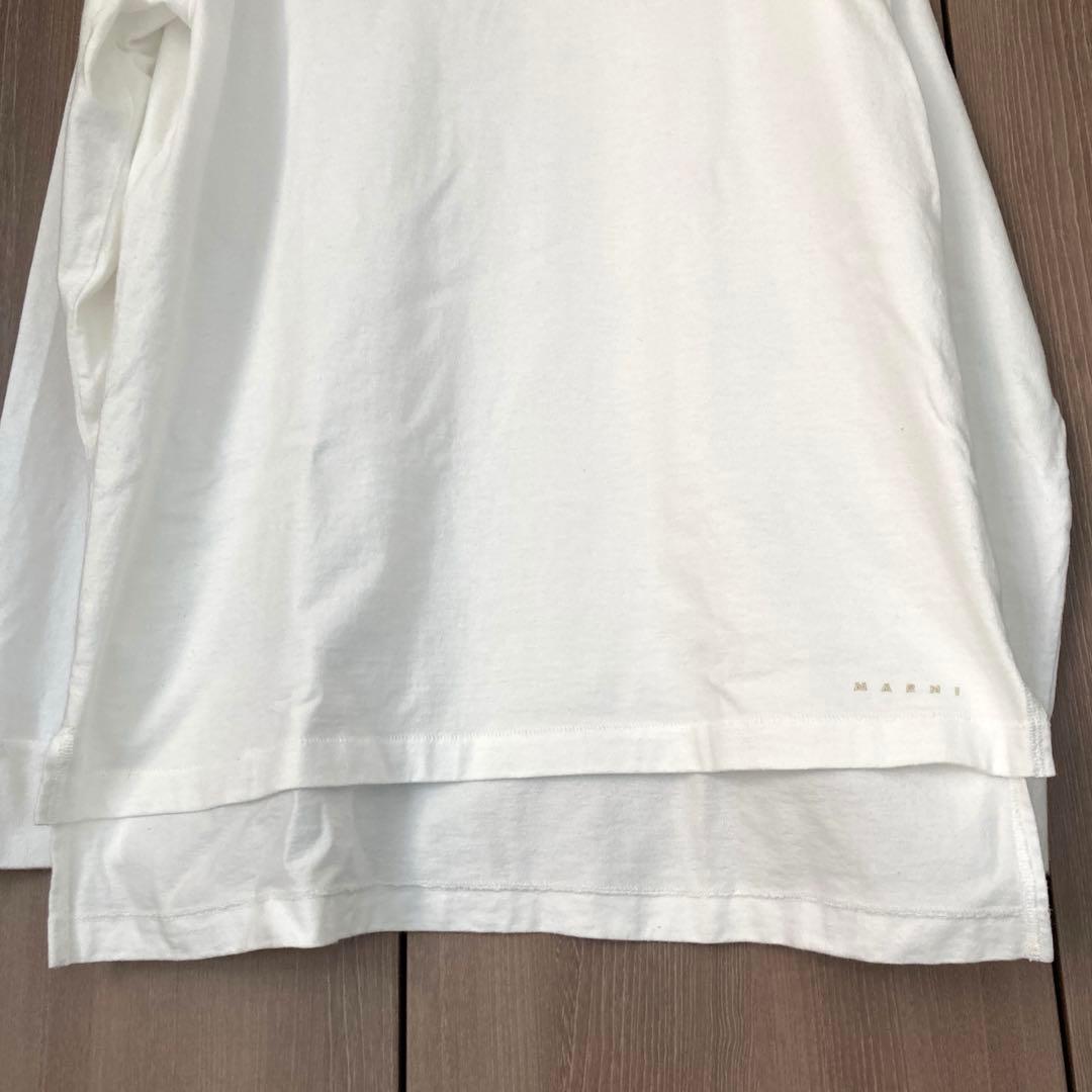 20AW MARNI マルニ　タートルネック　ロンT カットソー　48 ホワイト
