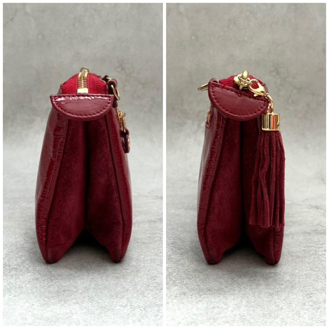 ✨美品✨アタオ ブーブー ショルダーバッグバッグ ウォレット ロゴ レディース