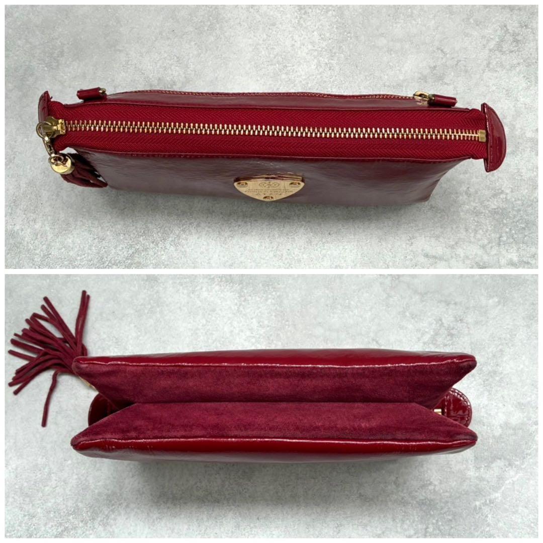 ✨美品✨アタオ ブーブー ショルダーバッグバッグ ウォレット ロゴ レディース