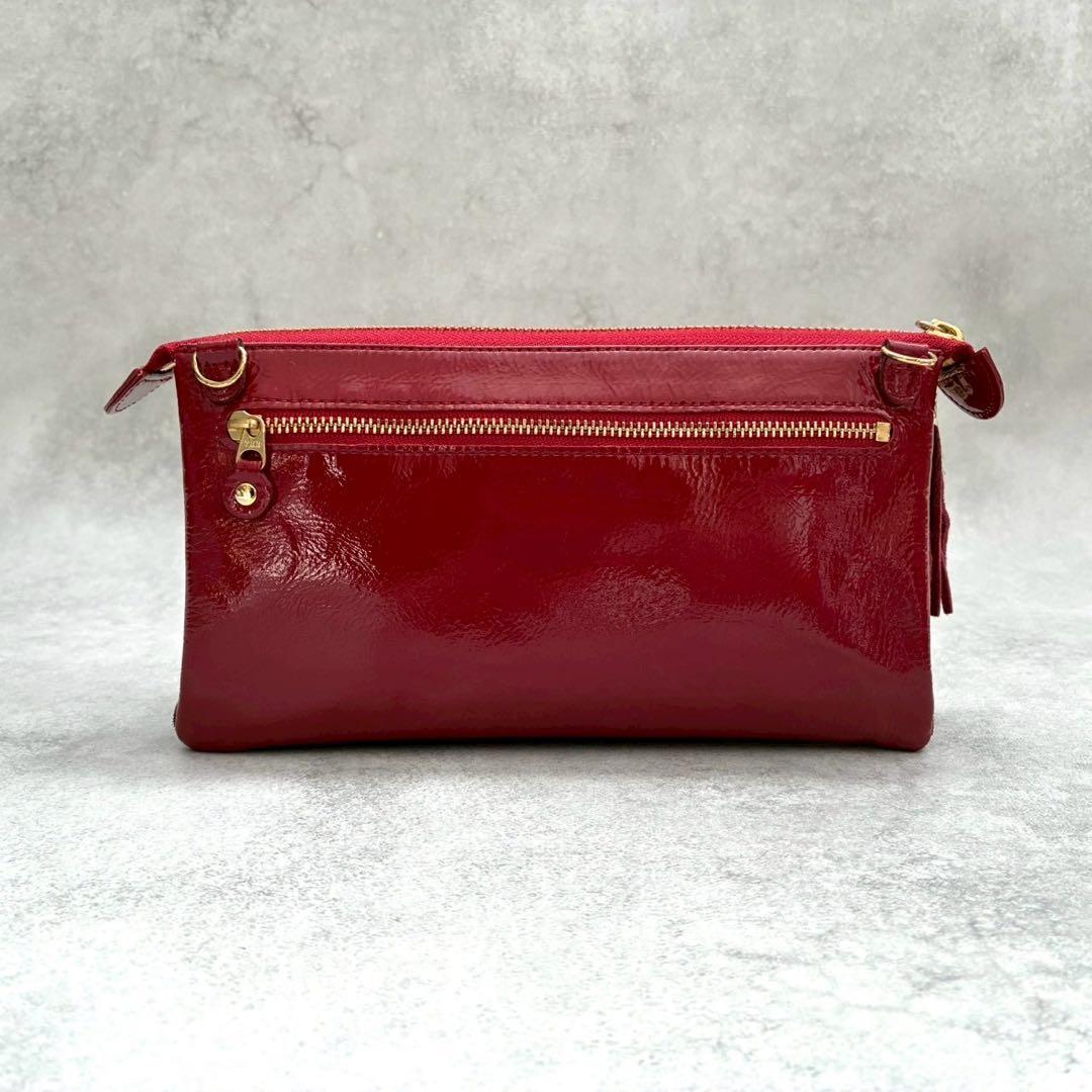 ✨美品✨アタオ ブーブー ショルダーバッグバッグ ウォレット ロゴ レディース