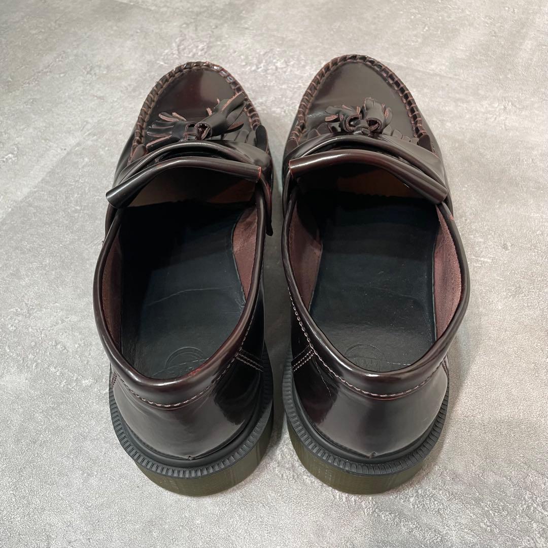【美品】ドクターマーチン　エイドリアン　フリンジタッセルローファー ボルドー