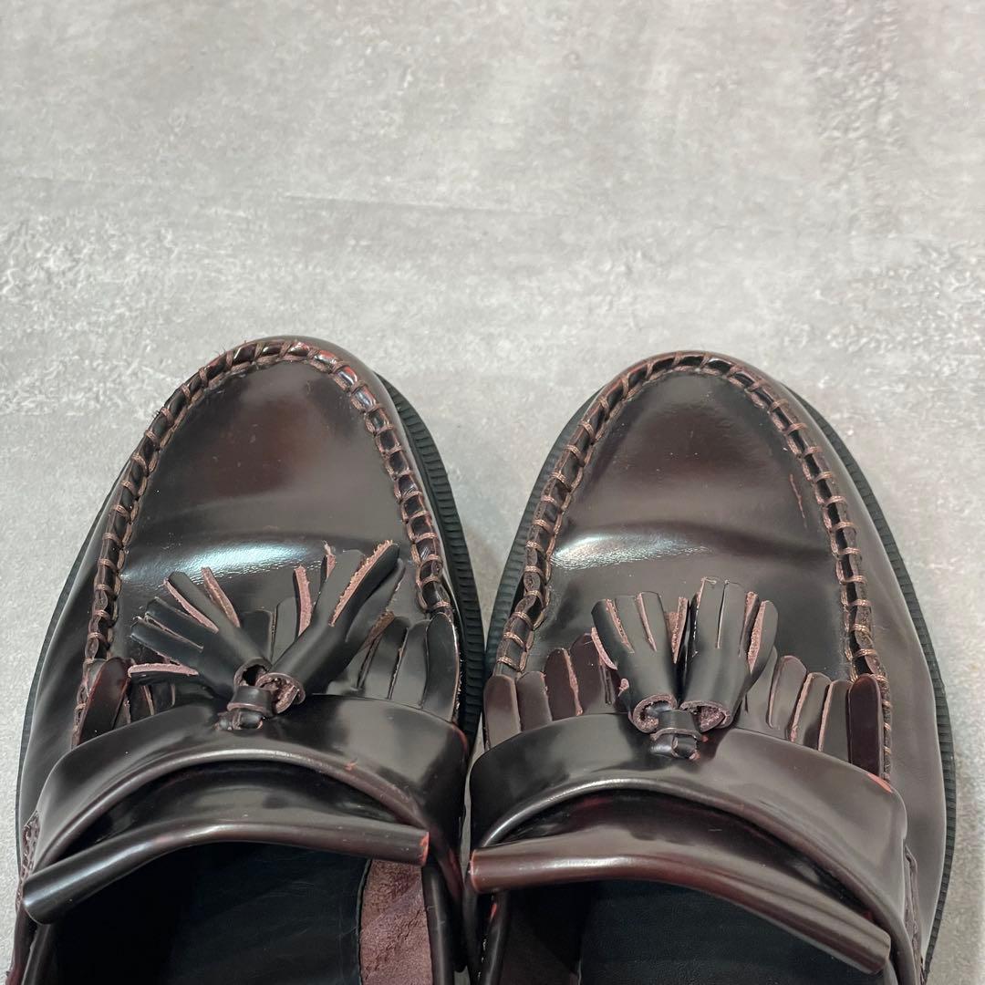 【美品】ドクターマーチン　エイドリアン　フリンジタッセルローファー ボルドー