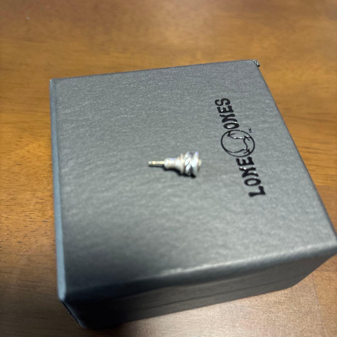 【LONE ONES/ロンワンズ】カーヴド スタッド イヤリング ピアス