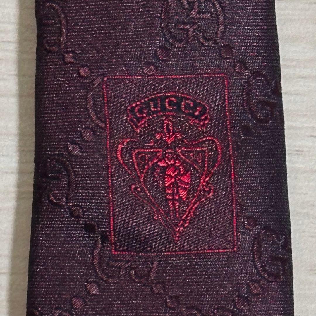人気✨GUCCI グッチ イタリア製 GG柄 ネクタイ シルク