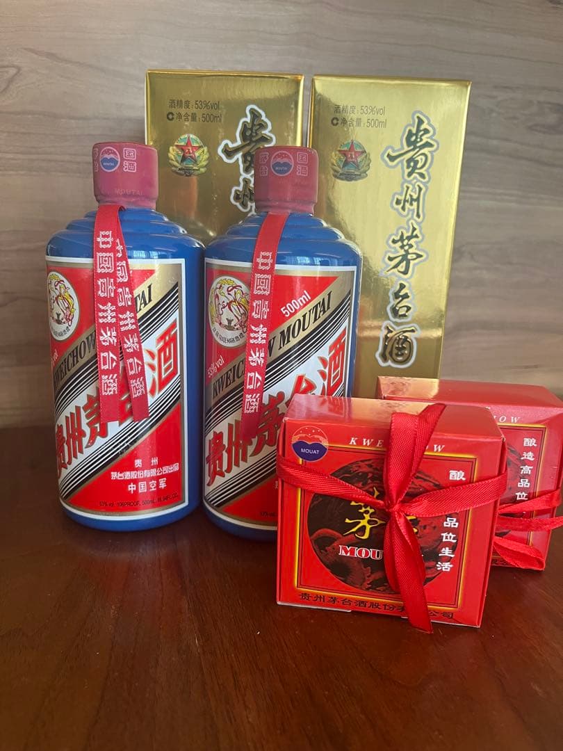 新品未開栓 Moutai 貴州茅台酒 500ml 53% 2009年製 2本