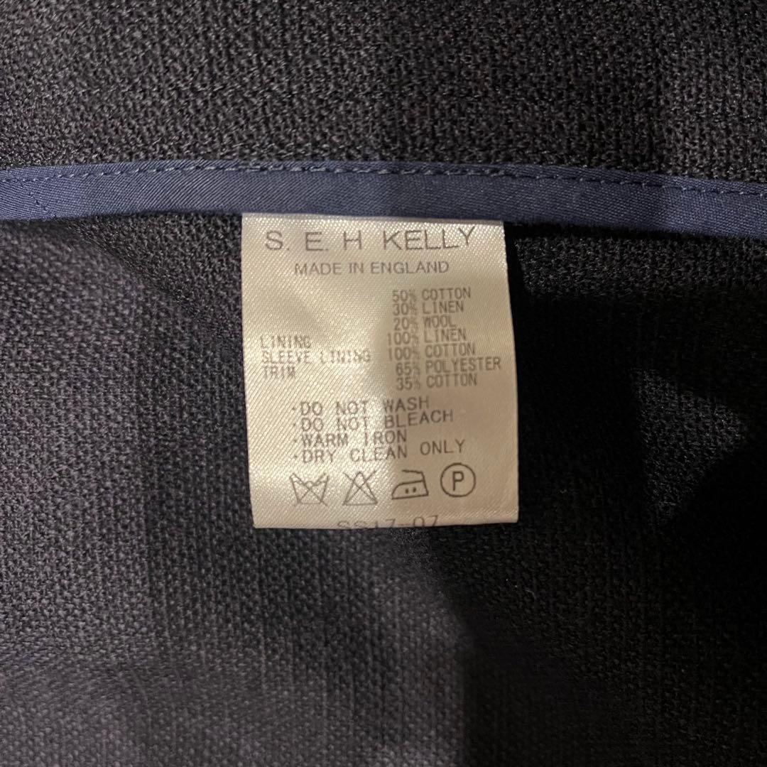 最終値下げ）S.E.H kelly コットンリネンカバーオールジャケット