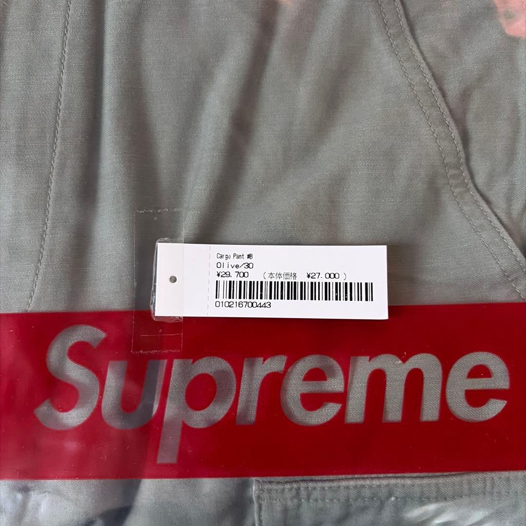 新品supreme cargo pant 30