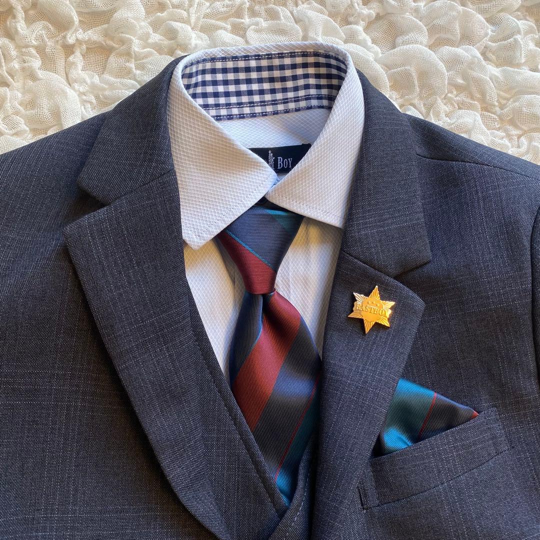 イーストボーイ 男の子 フォーマルスーツ 120 5点セット