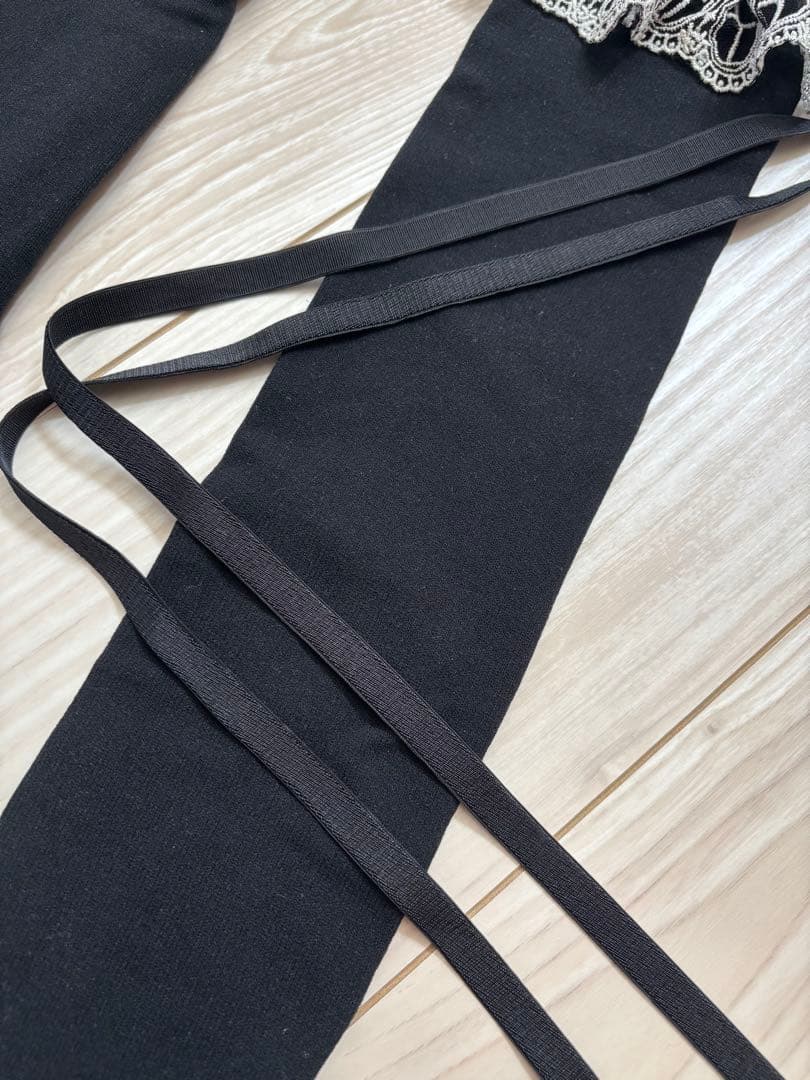 Moi-meme-Moitie 編み上げオーバーニー