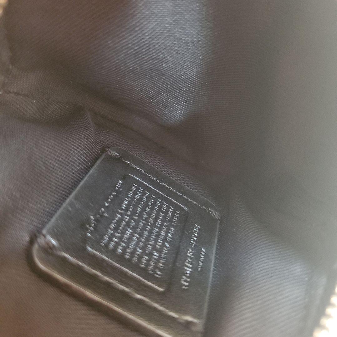 ⭐未使用⭐COACH×ディズニー とんすけ ケース 黒 シボ革