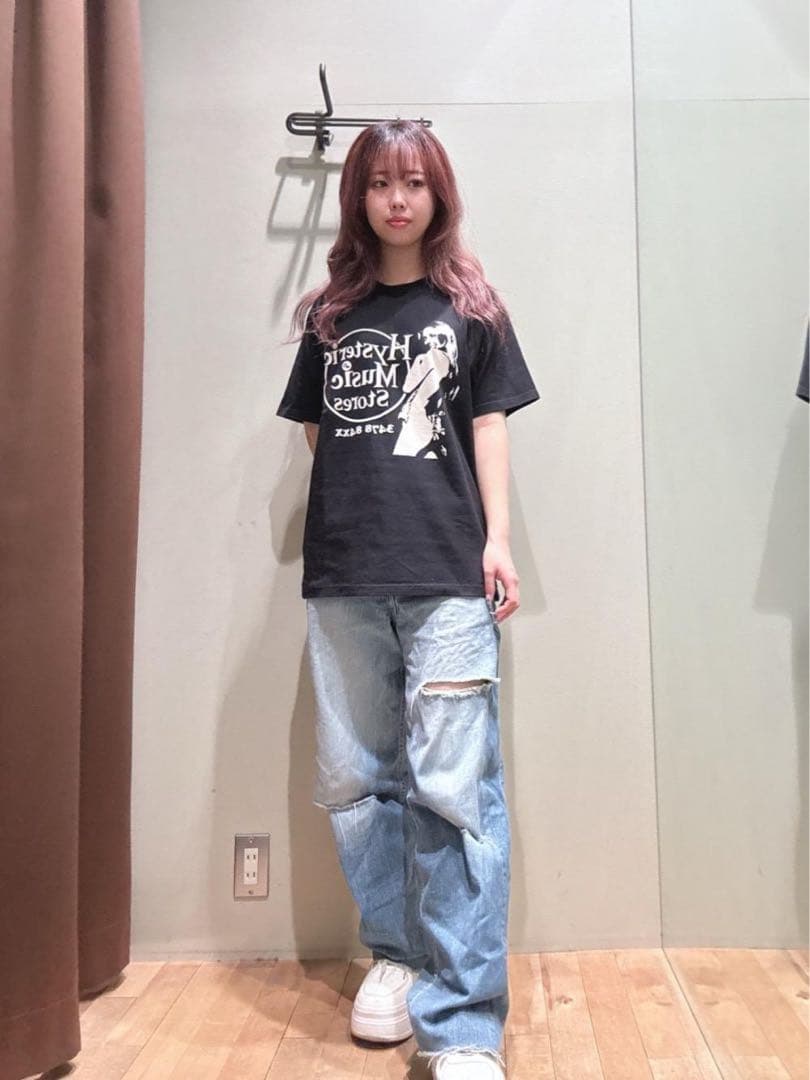 大人気！ヒステリックグラマー 半袖Tシャツ【MUSIC STORES】黒L