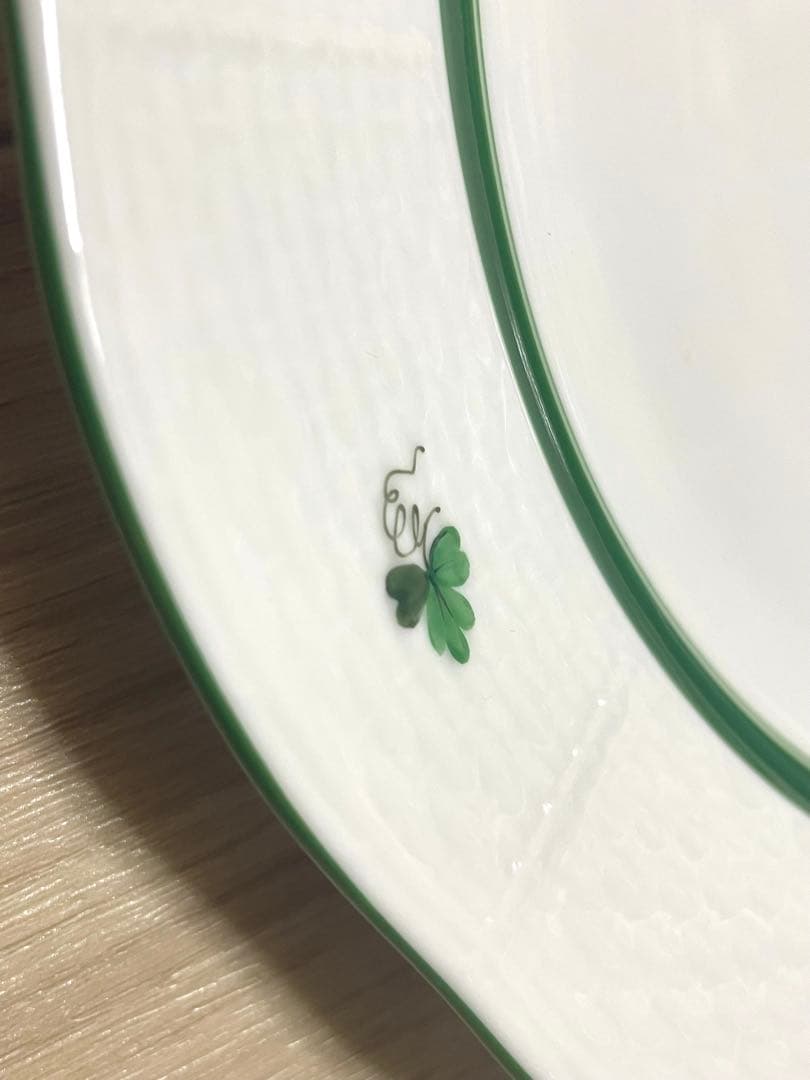 未使用 ヘレンド ウィーンの薔薇 25cm ディナープレート