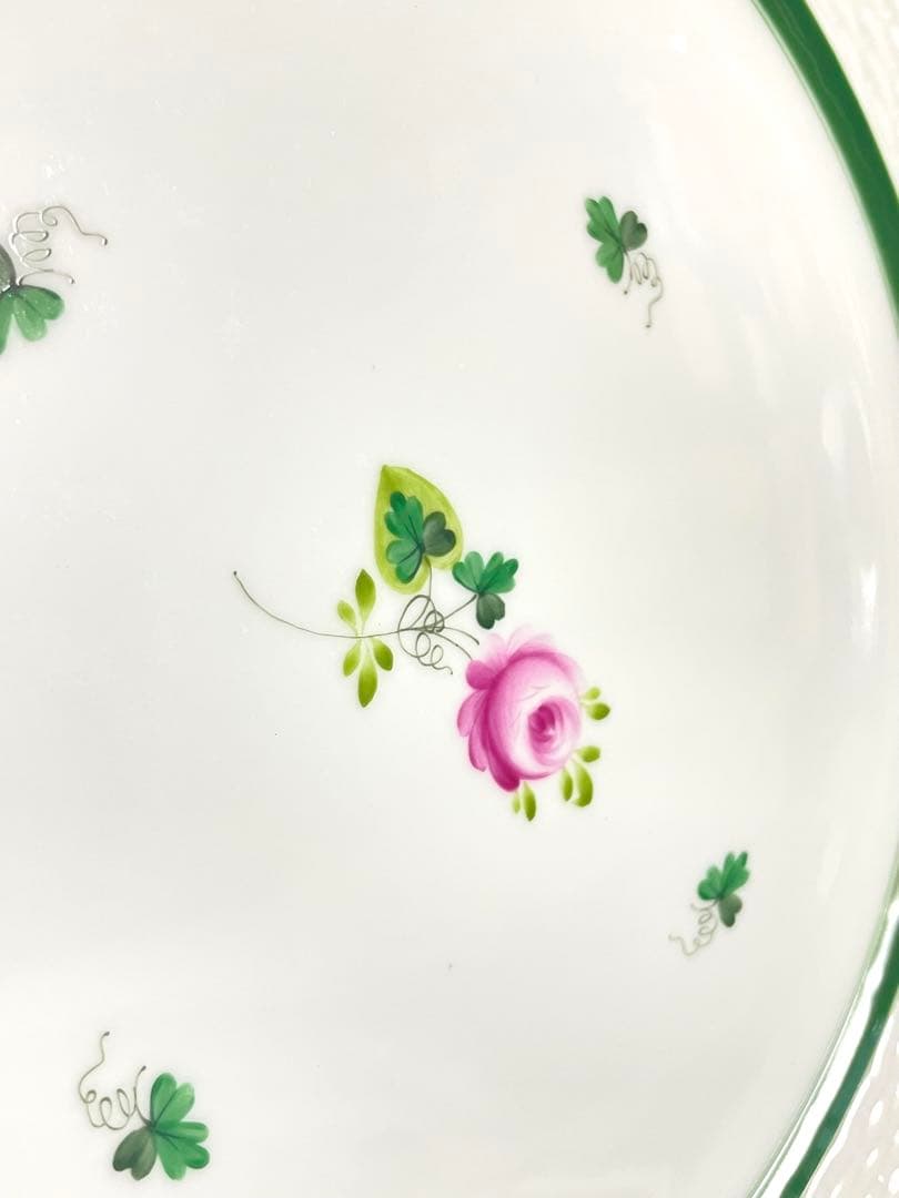 未使用 ヘレンド ウィーンの薔薇 25cm ディナープレート