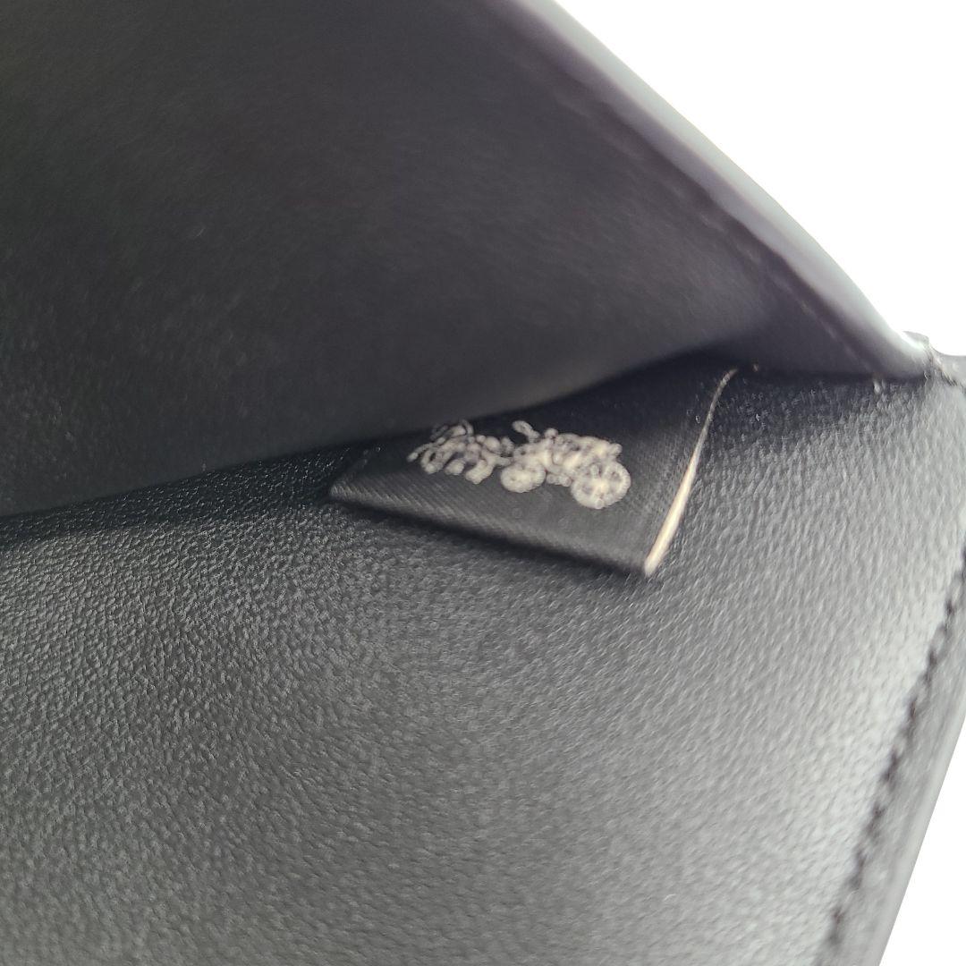 COACH 折り財布 新品 ブラック お札入れ 小銭入れ カード入れ
