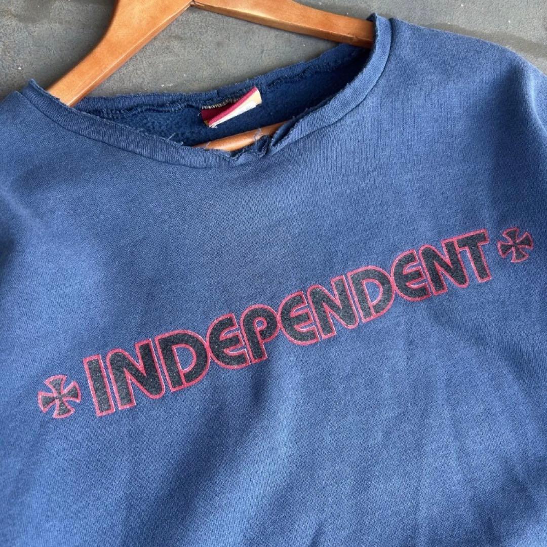90s INDEPENDENT アイアンクロス スウェット XL