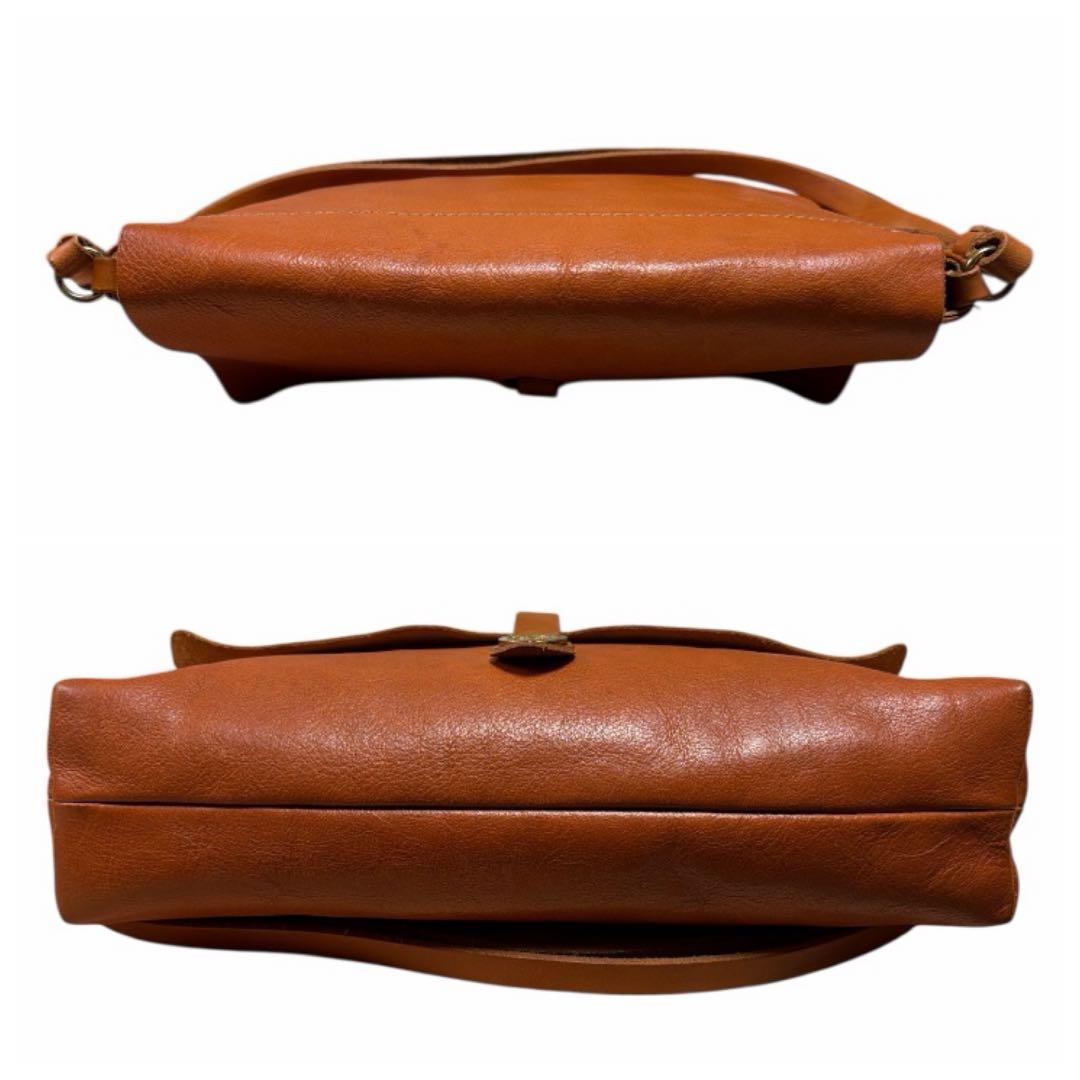 美品 イルビゾンテ 2way メダル ショルダーバッグ フラップ オールレザー