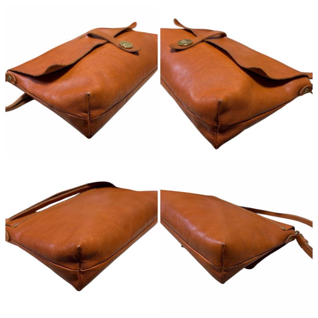 美品 イルビゾンテ 2way メダル ショルダーバッグ フラップ オールレザー