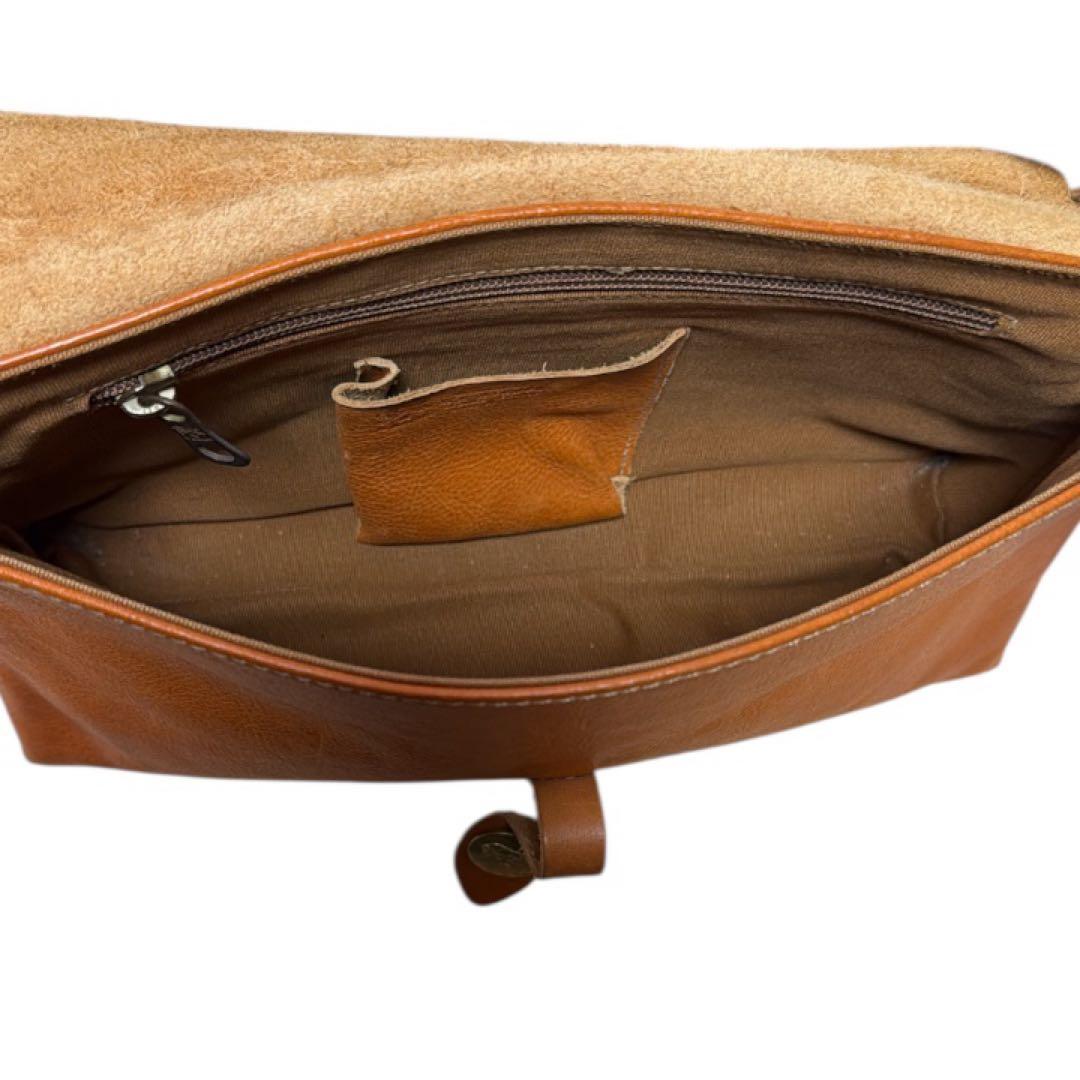 美品 イルビゾンテ 2way メダル ショルダーバッグ フラップ オールレザー