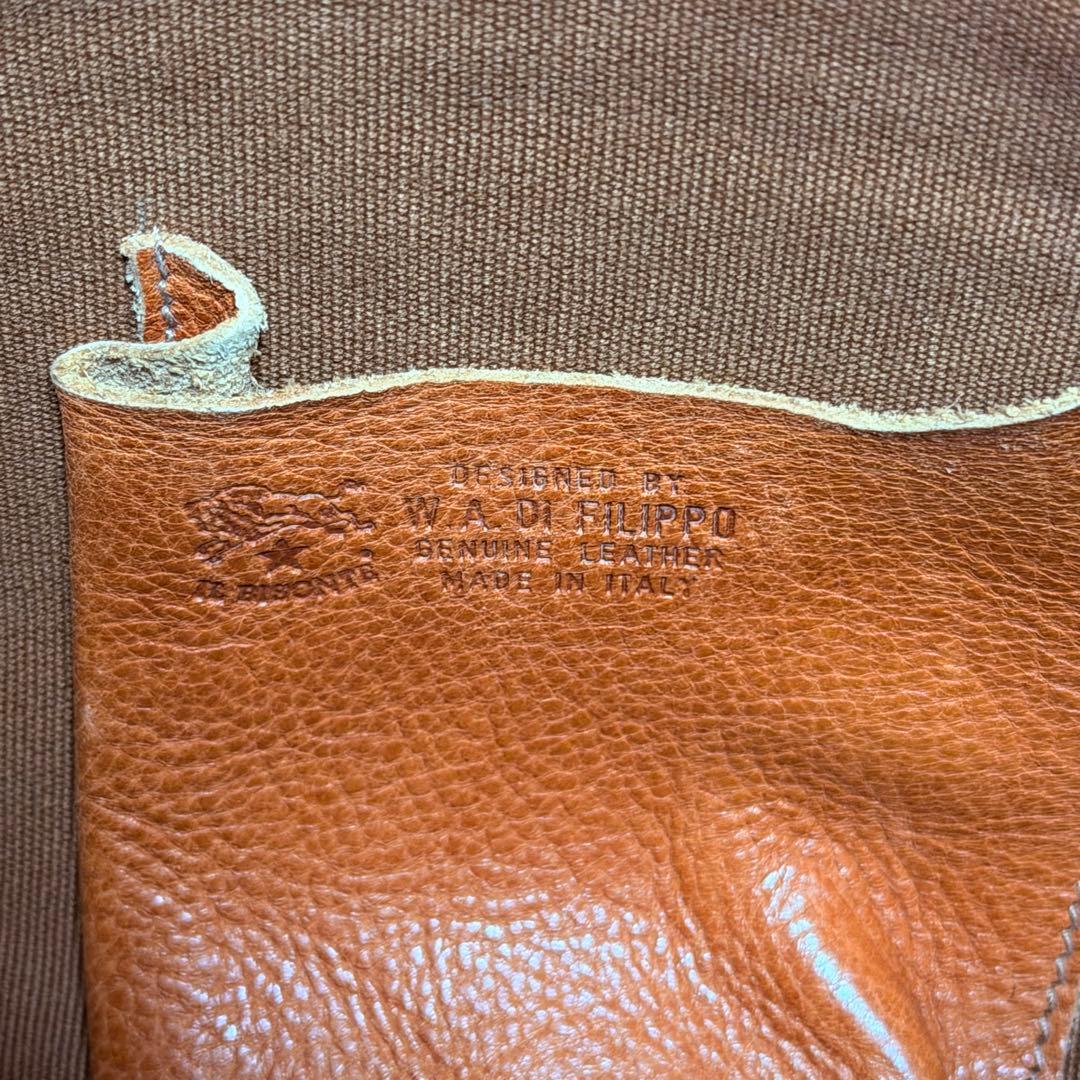 美品 イルビゾンテ 2way メダル ショルダーバッグ フラップ オールレザー