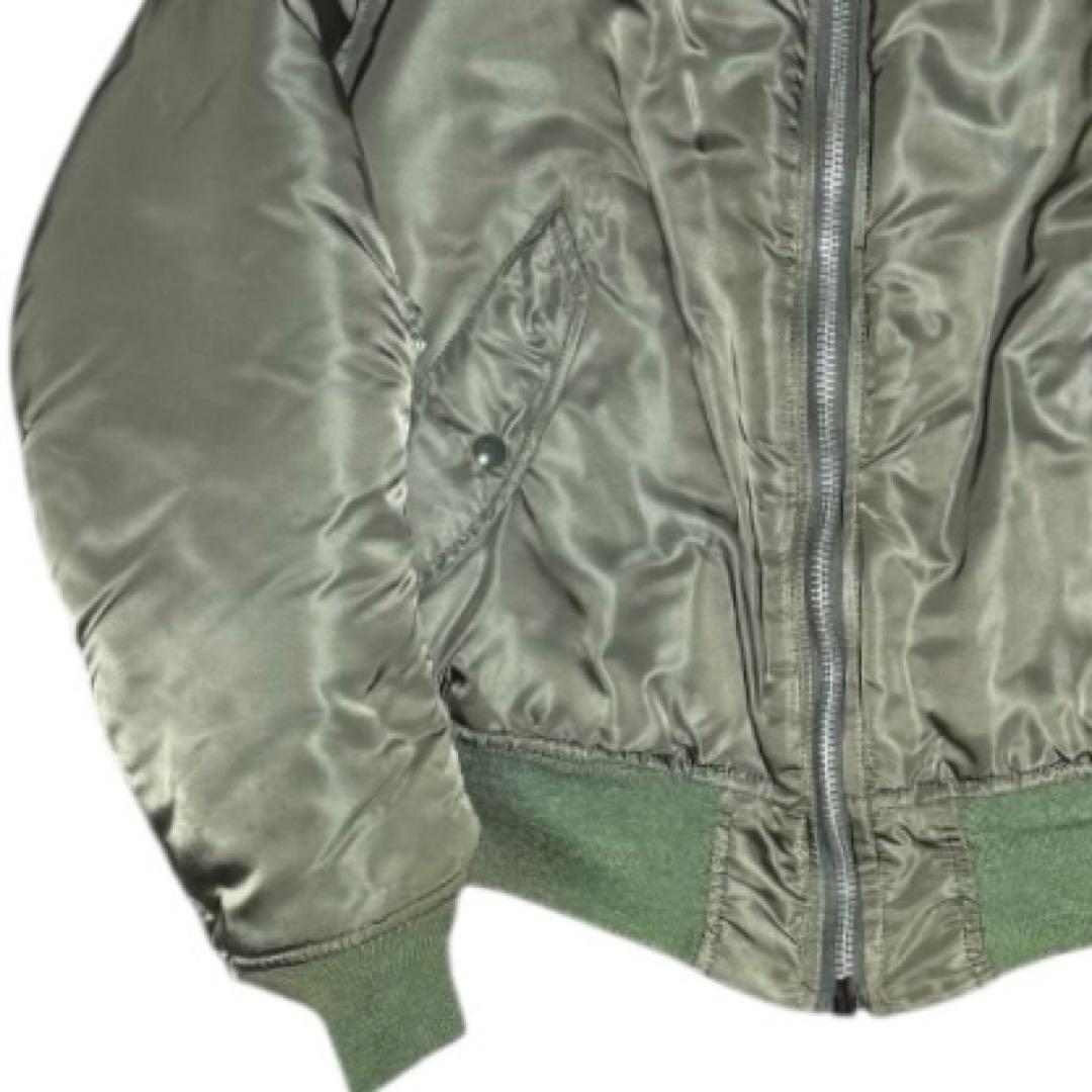 ALPHA 80s USA製 ビンテージ MA-1 ボンバージャケット Lサイズ