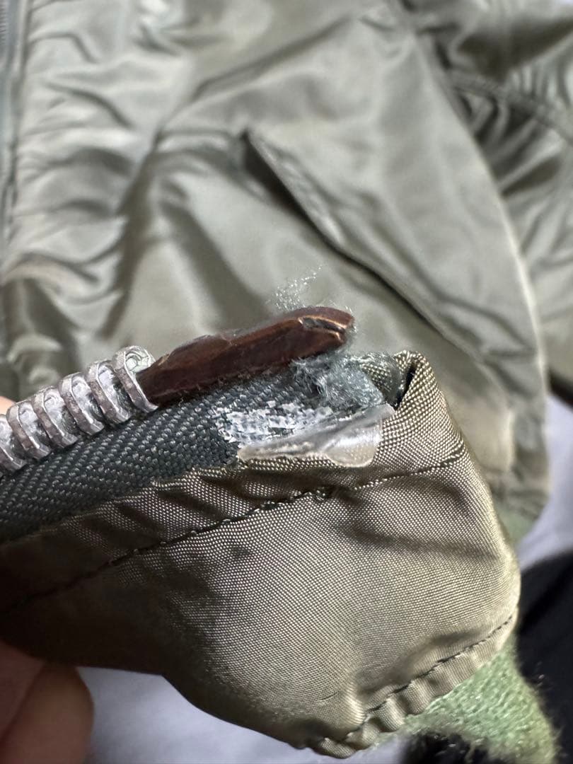 ALPHA 80s USA製 ビンテージ MA-1 ボンバージャケット Lサイズ