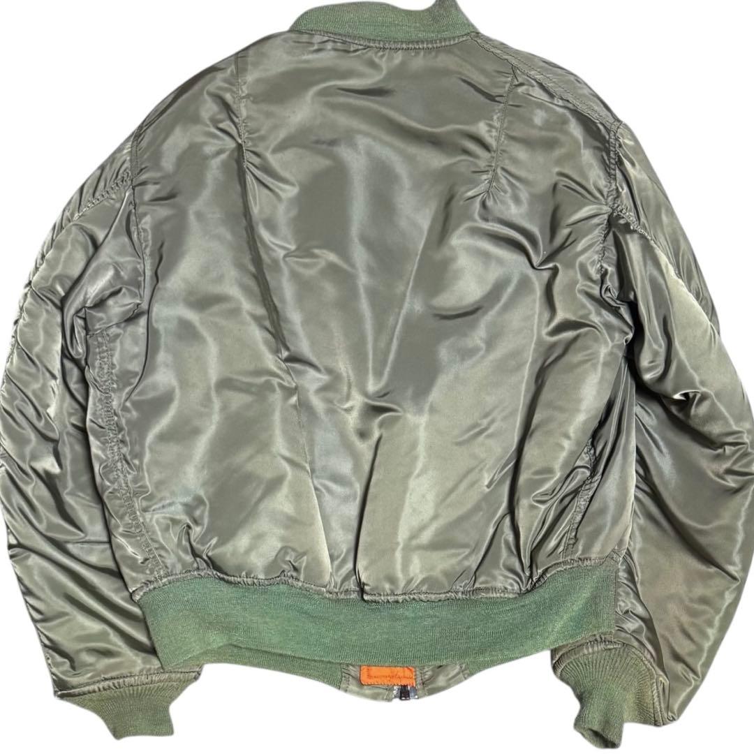 ALPHA 80s USA製 ビンテージ MA-1 ボンバージャケット Lサイズ
