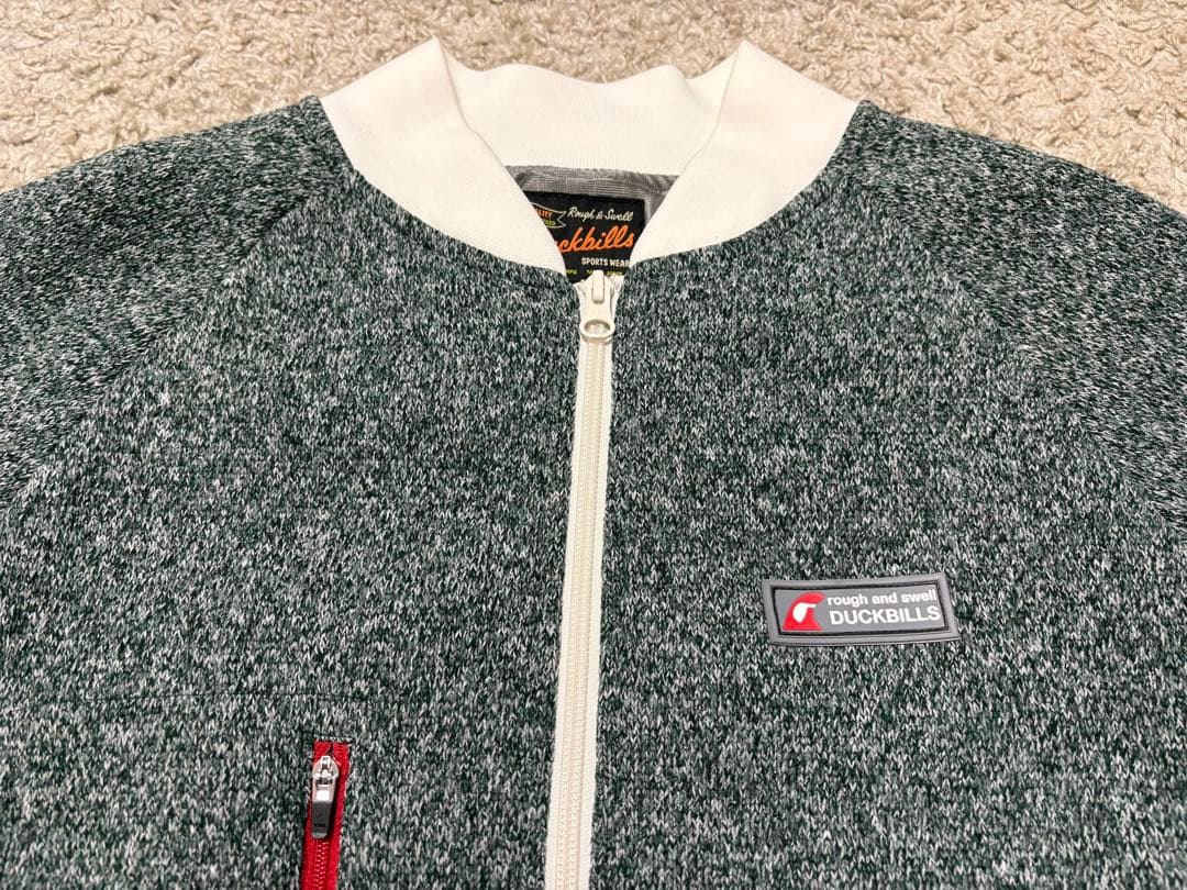 rough and swell・ラフ&スウェル⚫︎防寒ジップジャケットSグレー系