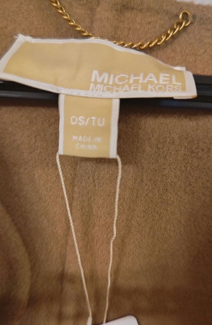 ☆新作☆ MICHAELKORS ダブルフェイスウールロング ケープ ポンチョ☆