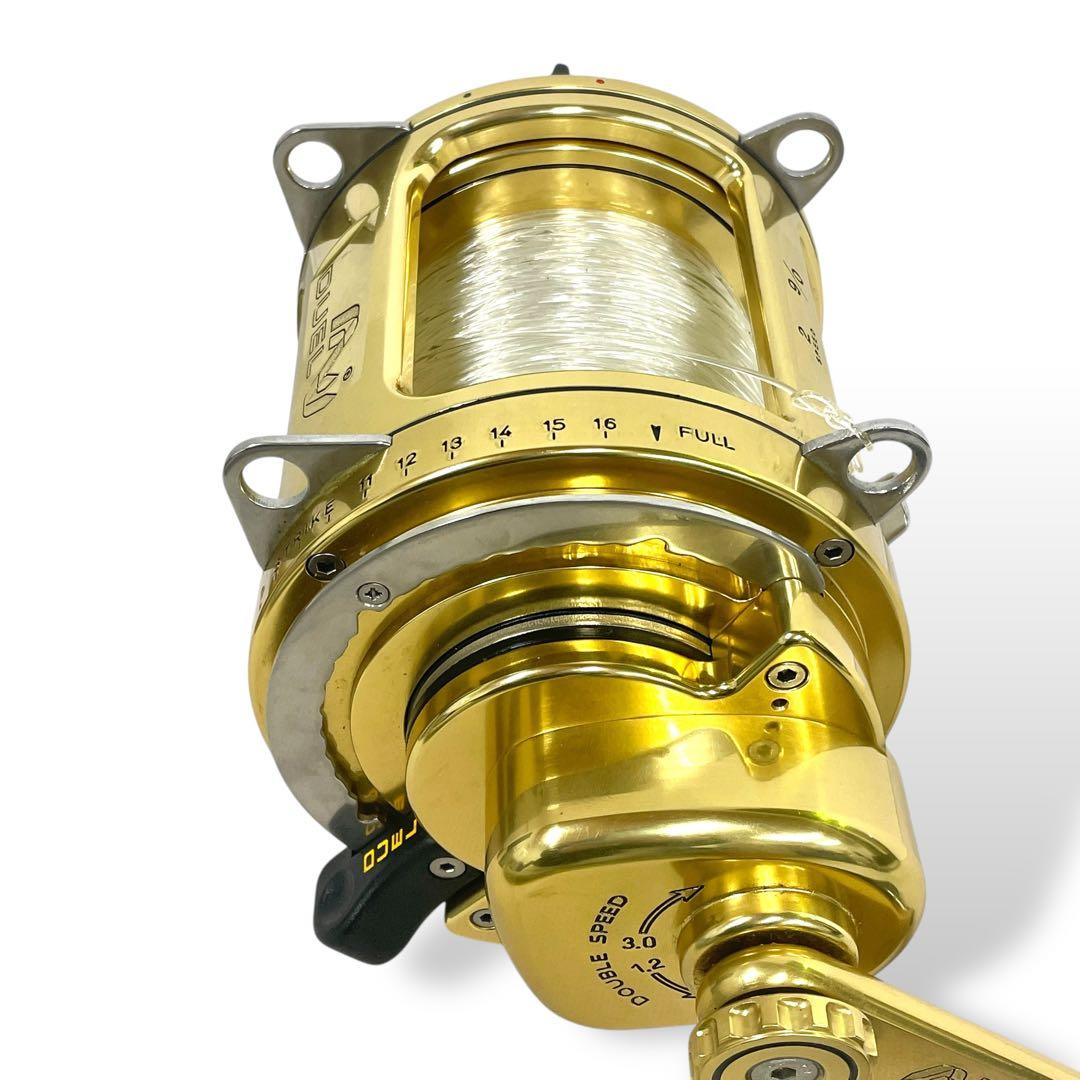 【入手困難】DUEL/2speed 80lb-9/0 GOLD 大型リール　船用
