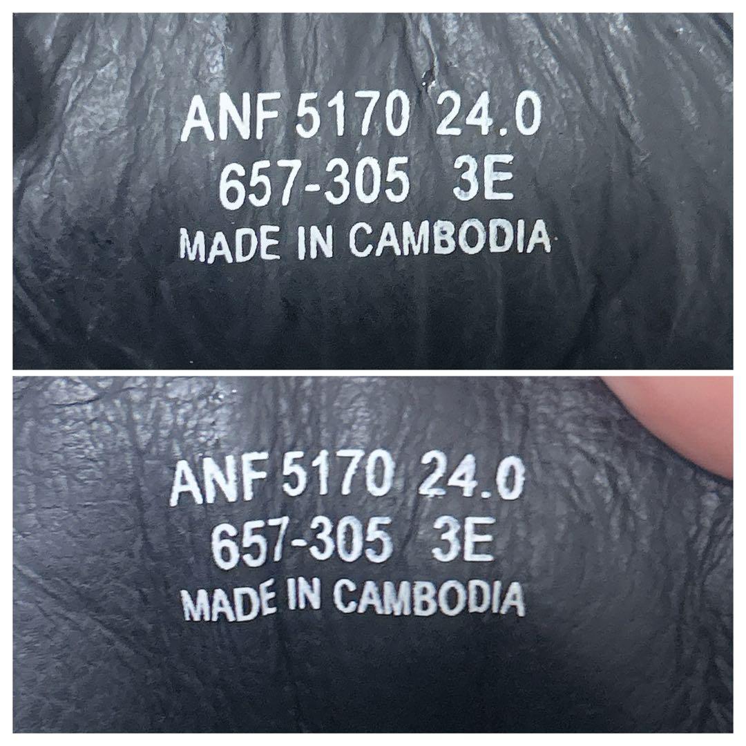 【未使用級】ACHILLES SORBO ハイカットスニーカー 24 3E