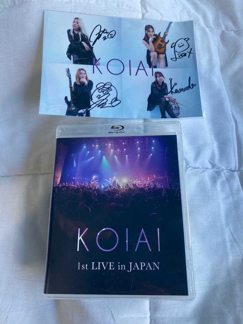 超レアKOIAI 1st LIVE in JAPAN Blu-ray/直筆サイン