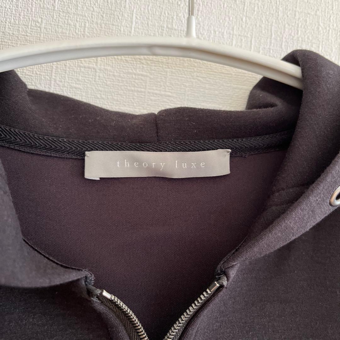 なたりん★美品★セオリーリュクス ダンボールニット ジップアップ パーカー