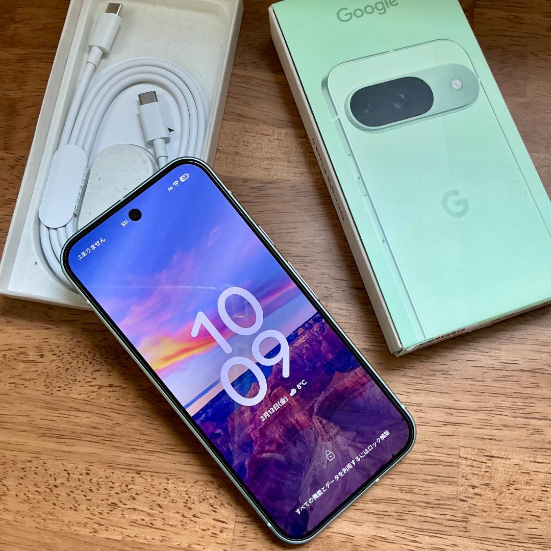 Google Pixel9 128G ジャンク品(放電)ピクセル9 液晶外装美品