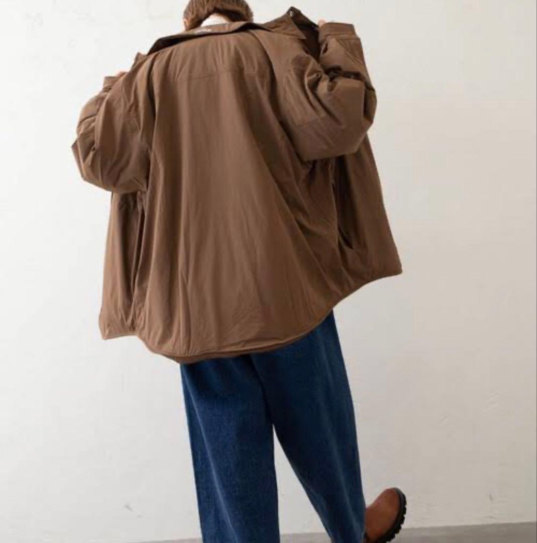 美品 【AUTRY】 PADDED SHIRT JACKET L ブラウン B