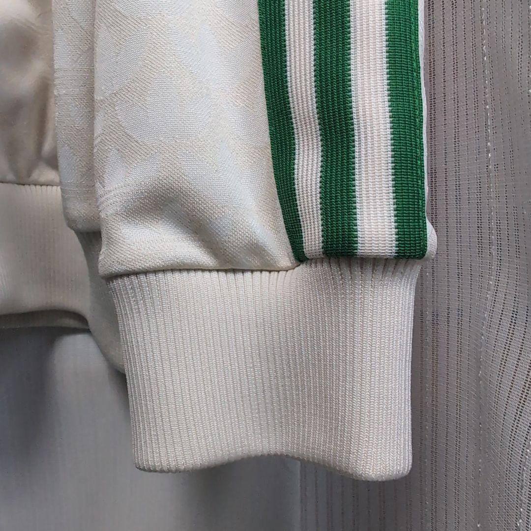 【古着】adidas ホワイト モノグラム　ジャージ　セットアップ　上XL.下L