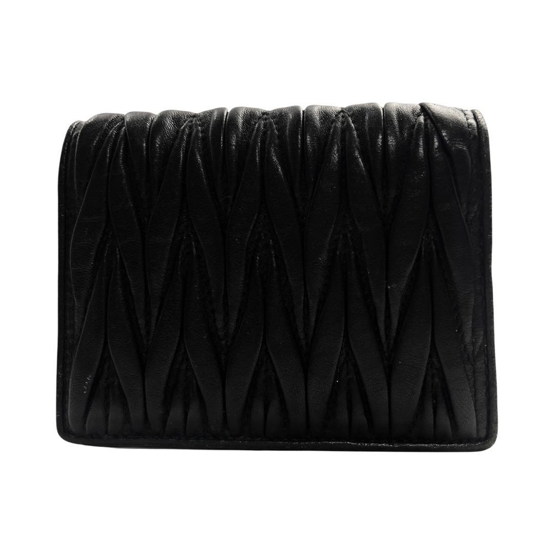MIUMIU マテラッセ レザー レディース 折り財布 7466