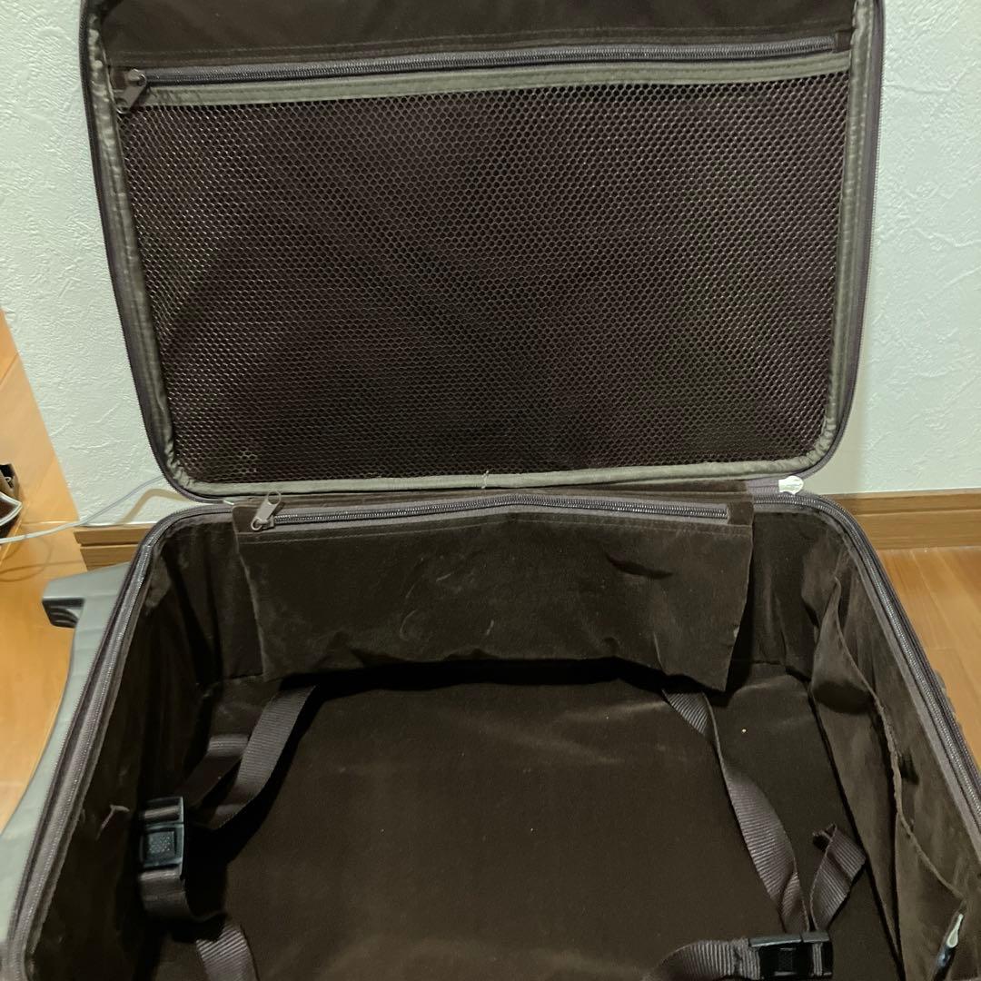 ダークブラウン オーストリッチ本革　キャリーケース