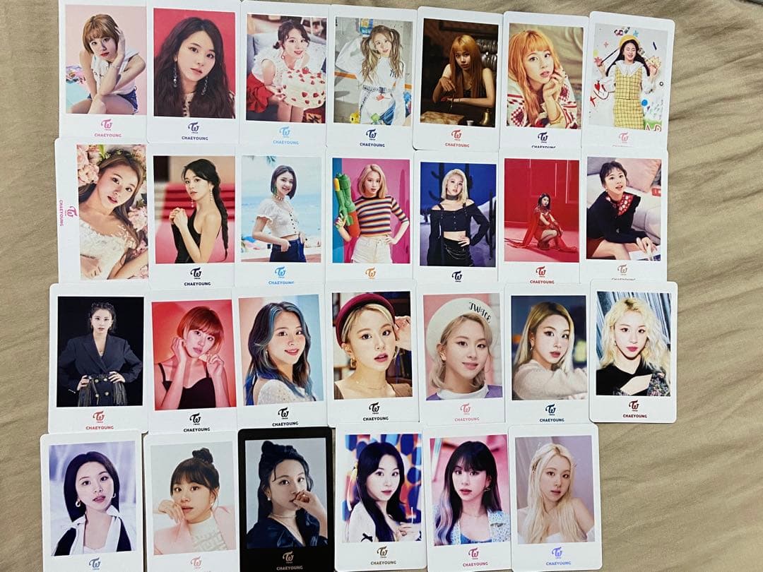 TWICE チェヨン　トレカ　フォトカード　セット