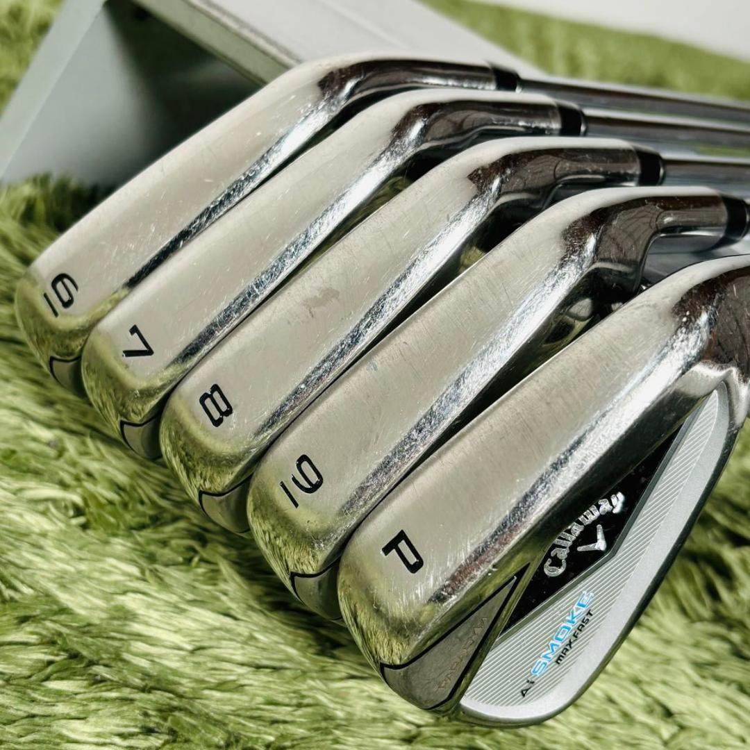 キャロウェイ パラダイムAiスモークマックスファスト アイアン5本セット メンズ
