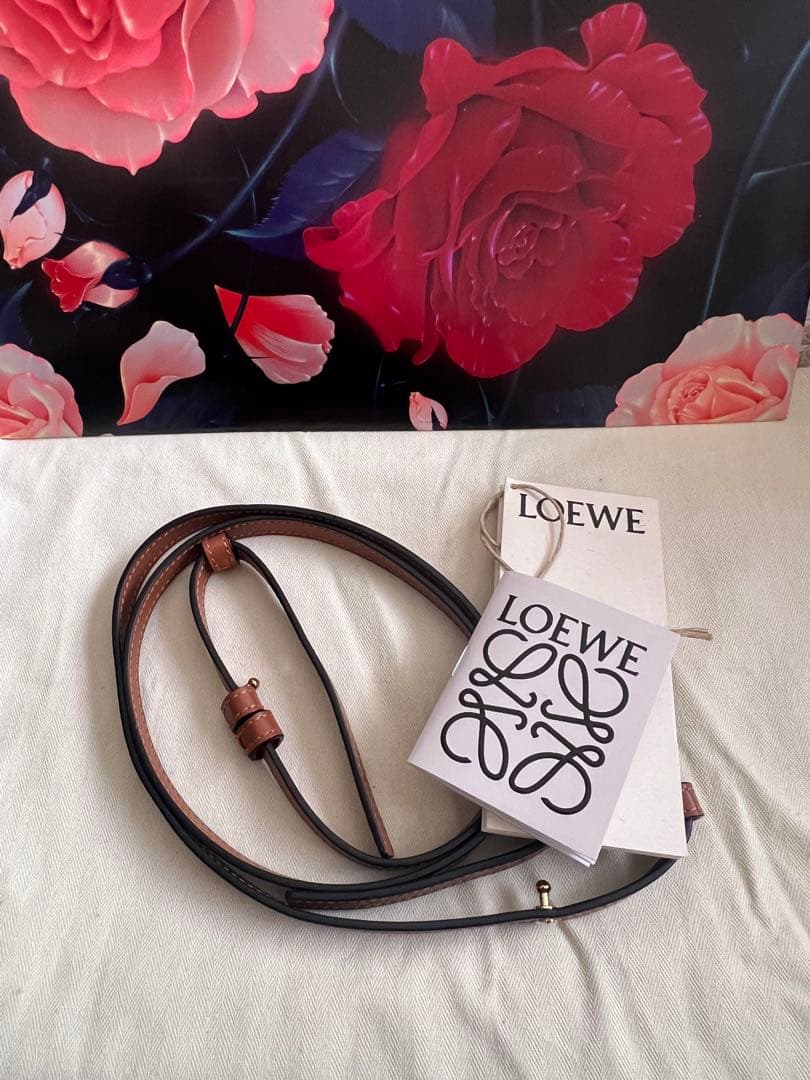 rry.♡LOEWE ロゴ入り ストローかごバッグ