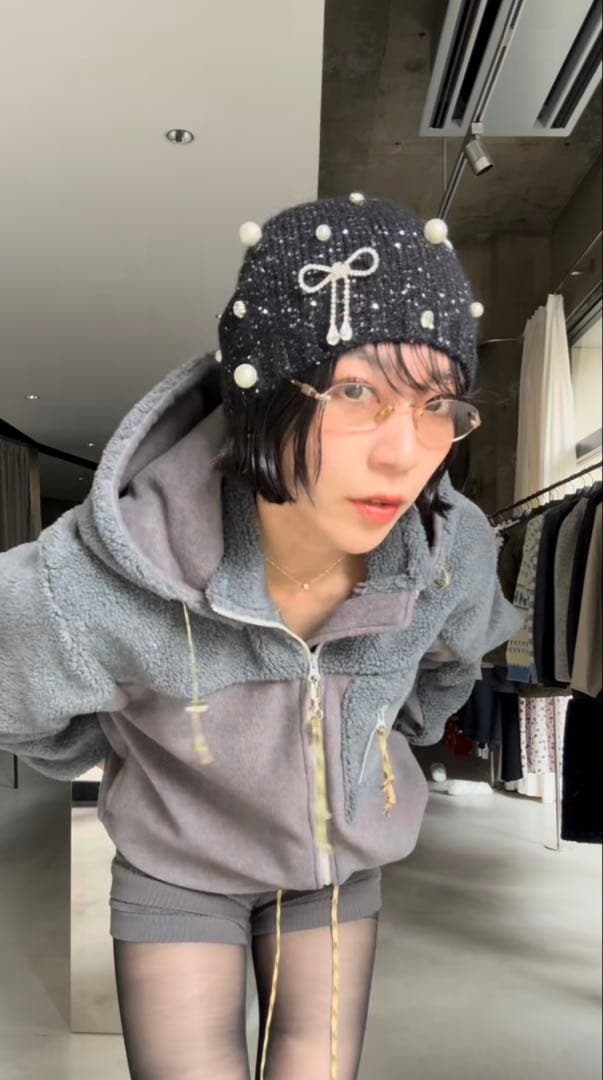 LITMUS ビーニー ニット帽 Lily