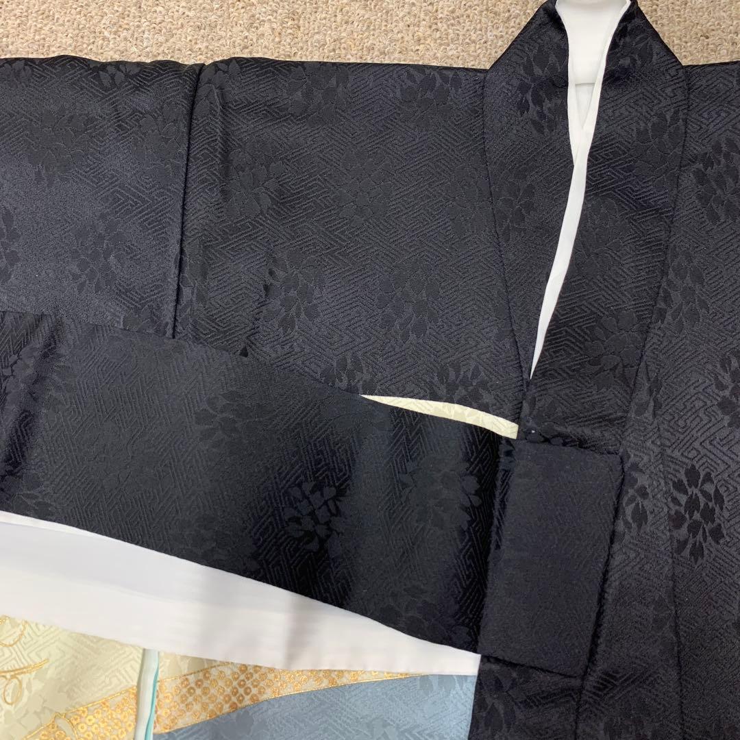 512ayu20□宮参り 掛け着 長襦袢付き 祝い着 七五三にも 松竹梅□美品