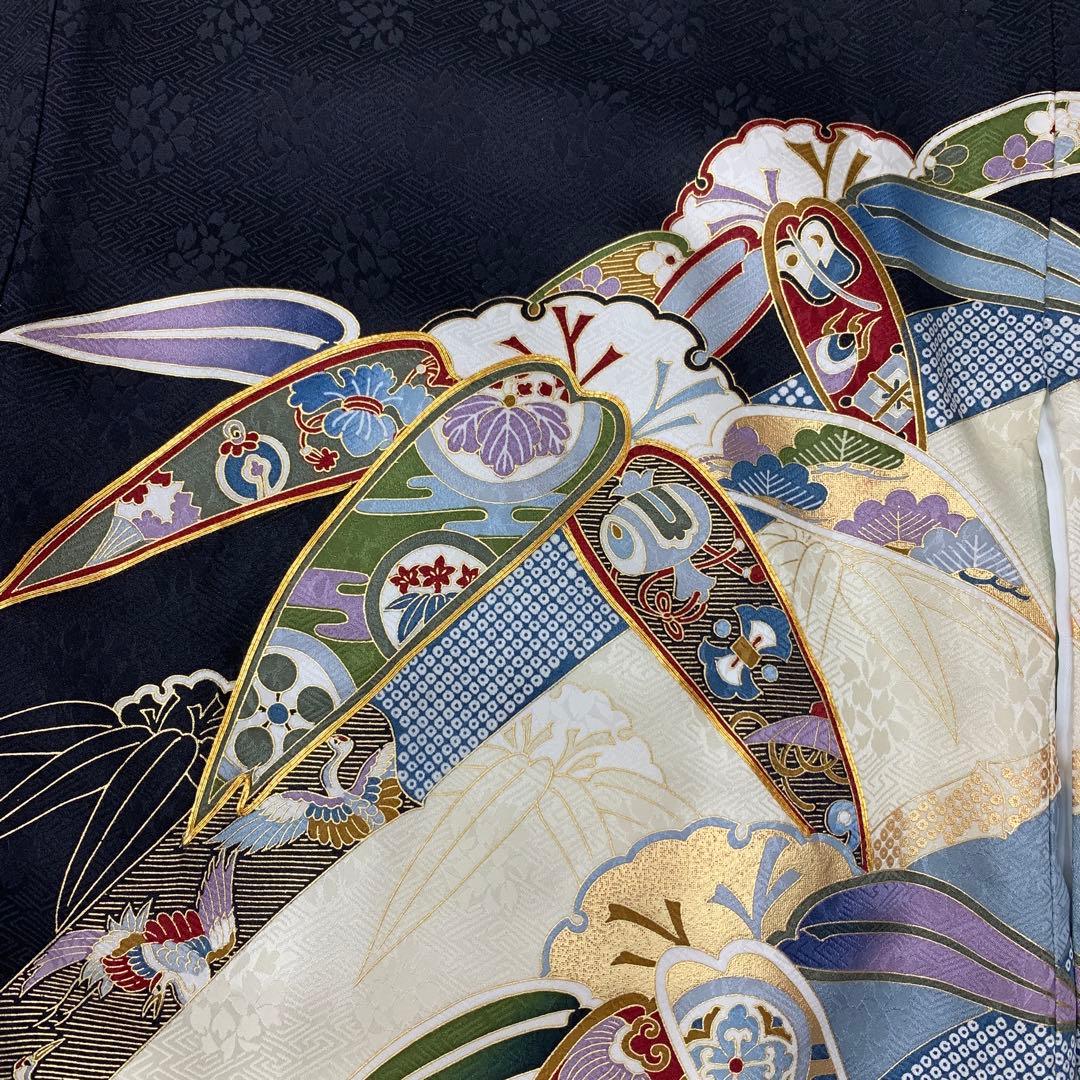 512ayu20□宮参り 掛け着 長襦袢付き 祝い着 七五三にも 松竹梅□美品