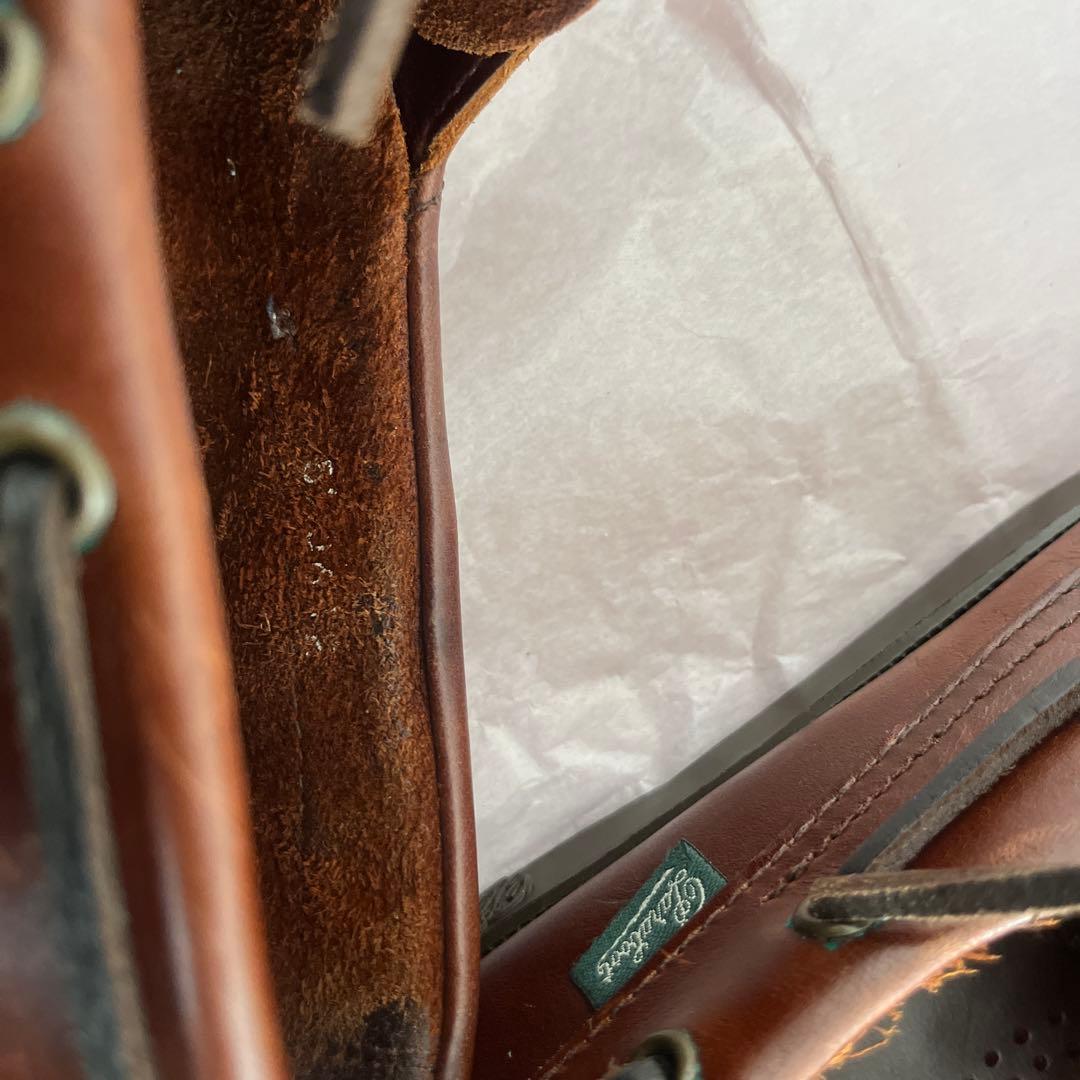 美品　Paraboot パラブーツ　デッキシューズ　ブラウン　マリン