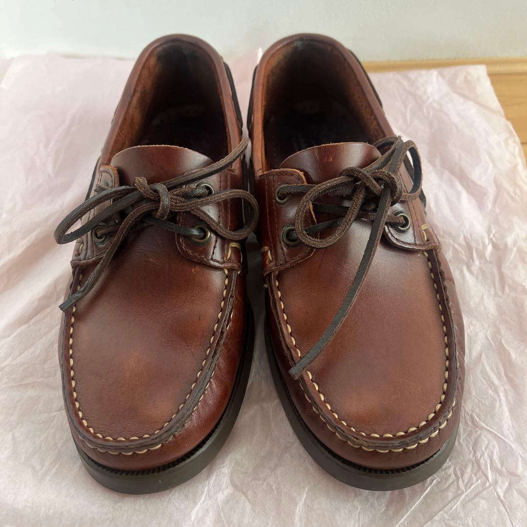 美品　Paraboot パラブーツ　デッキシューズ　ブラウン　マリン