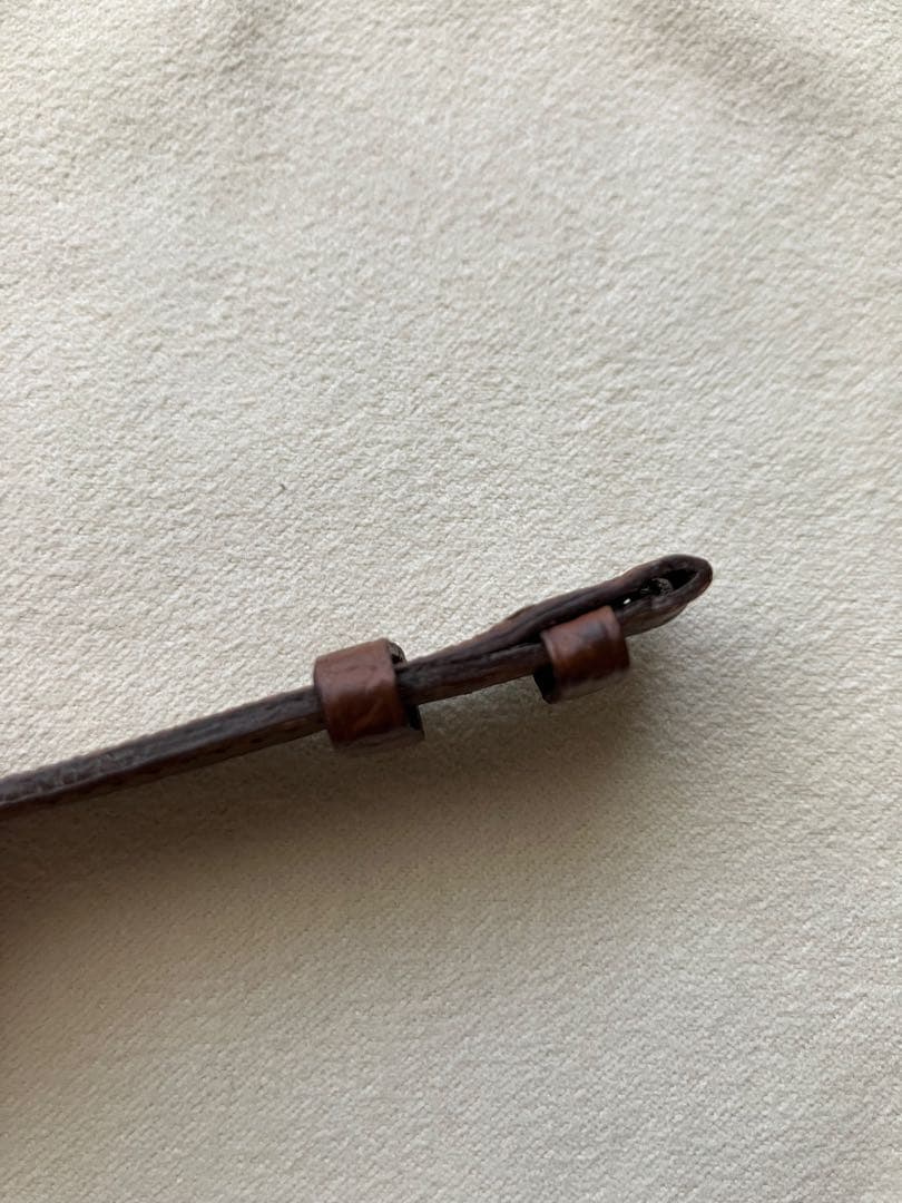 エルメス HERMES 腕時計用純正レザーベルト　幅17㎜　ブラウン　尾錠社外品