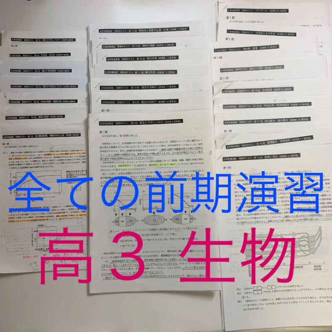 鉄緑 生物 前期 演習問題