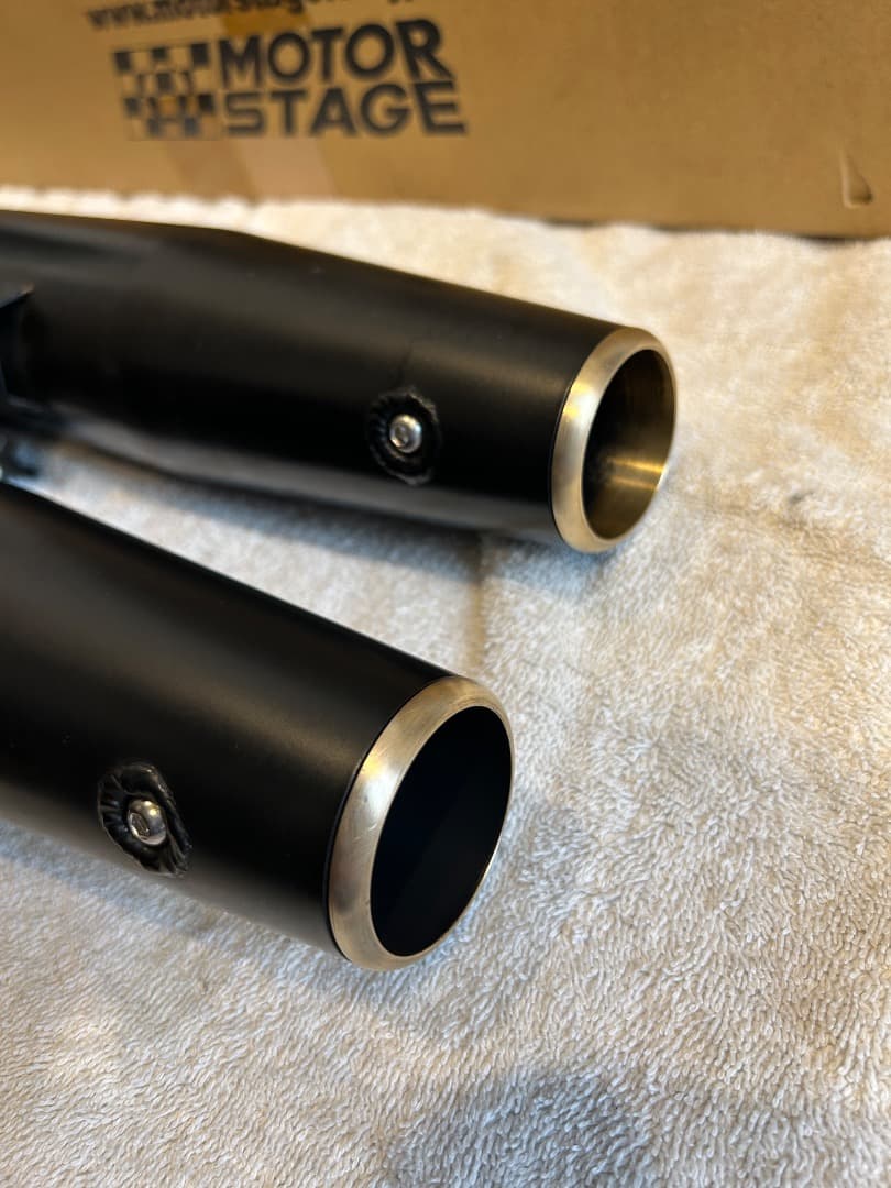 17〜XL XL883N IRON883 モーターステージ　ブラス76マフラー